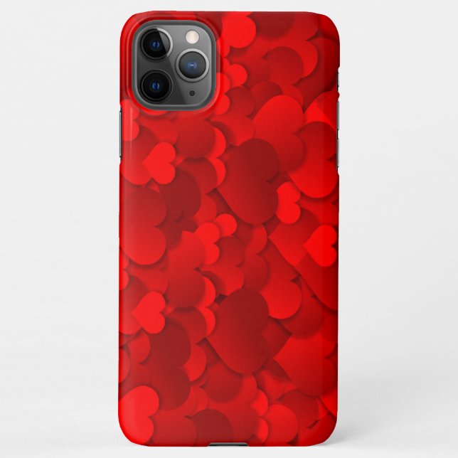 Coque iPhone Coeur rouge (Dos)