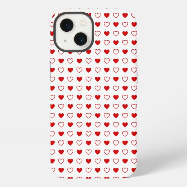Coque iPhone Cœurs (Verso)