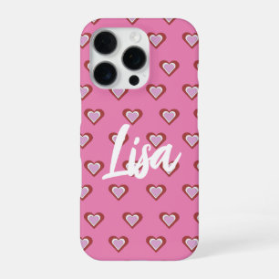 Coque iPhone 16 Pro Cœurs