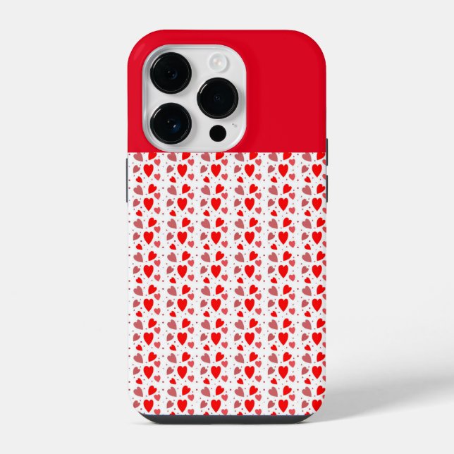 Coque iPhone Cœurs charmants (Verso)