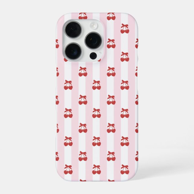 Coque iPhone Cœurs de cerise (Verso)