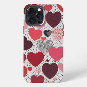 Etui iPhone 13 Pro Max Cœurs doux