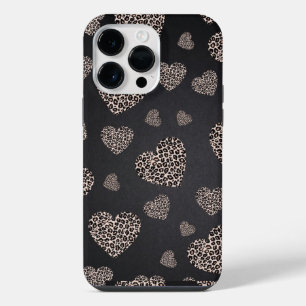Coque Pour Pour iPhone 14 Pro Max Coeurs léopards