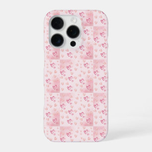 Coque iPhone 16 Pro Cœurs roses rougissants