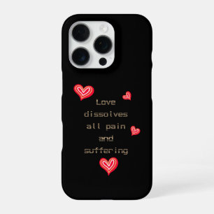 Coque iPhone 16 Pro Cœurs rouges
