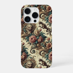 Coque iPhone 16 Pro Coeurs sauvages & Chiens de Gaunt - Gothique victo
