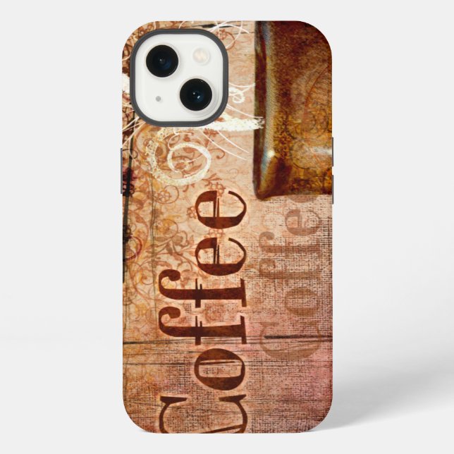 Coque iPhone Coffee (Verso)