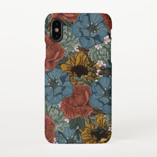 Coque iPhone XS Coffee Bean Florals