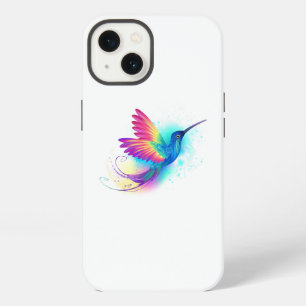 Etui iPhone 13 Colibri arc-en-ciel exotique
