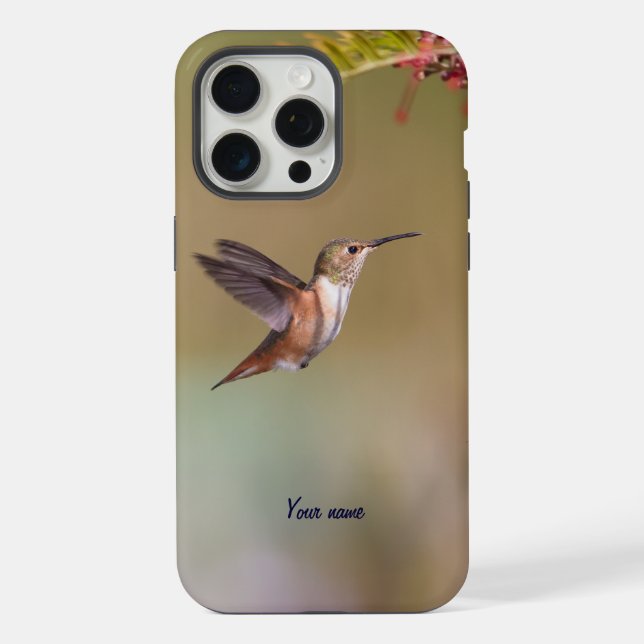 Coque iPhone Colibri d'Allen (Verso)