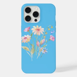 Coque iPhone 15 Pro Max Colibri et Fleur sauvage