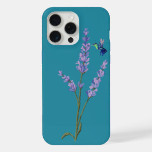 Coque iPhone 15 Pro Max Colibri et lavande