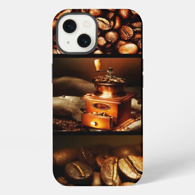 Coque iPhone Collage 2 de café (Verso)