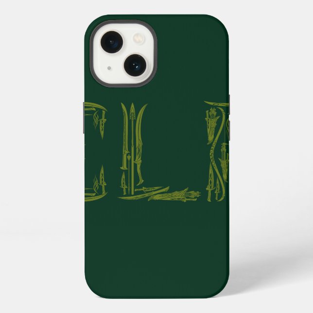 Coque iPhone Collage d'armes Elf (Verso)