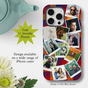 Coque iPhone 15 Pro Max Collage de 11 photos personnalisé