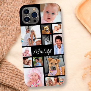 Coque Pour iPhone 14 Collage de 12 photos personnalisé de votre couleur