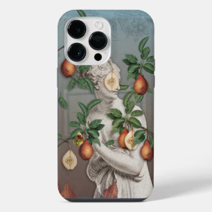 Coque Pour Pour iPhone 14 Pro Max Collage d'illustration botanique Déesse Vénus