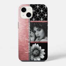 Collage photo argent et Rose Gold - Customisez-le