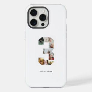 Coque iPhone 15 Pro Max Collage photo numéro 3 en noir et blanc