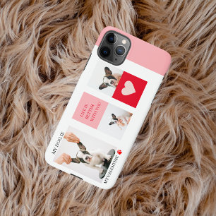 Coque iPhone 11Pro Max Collage photos de chiens   Mon chien est ma Saint-