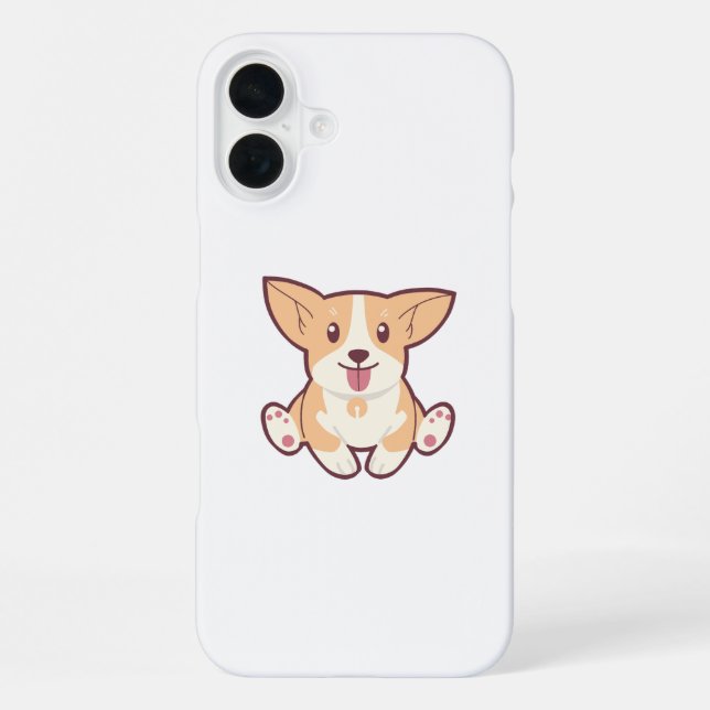 Coque iPhone Collection de chiens mignons (Verso)