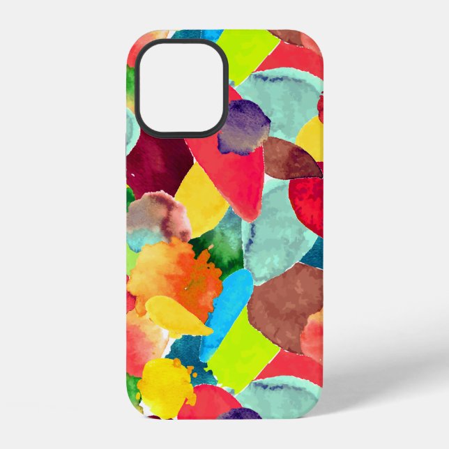 Coque iPhone Collision de couleur 5 (Verso)