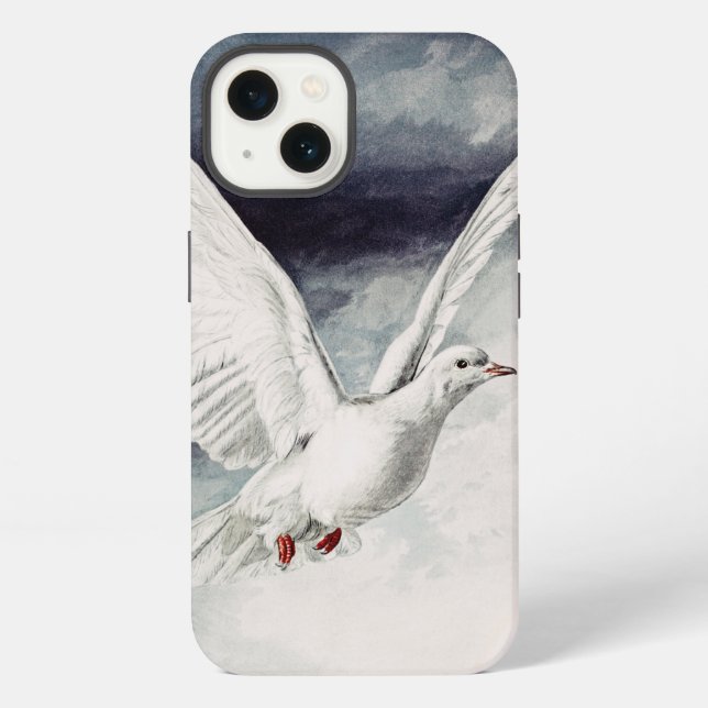Coque iPhone Colombe du Saint-Esprit Confirmation religieuse et (Verso)