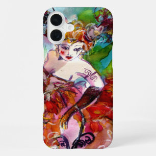 Coque iPhone 16 Plus COLOMBINE / Nuit de Mascarade Vénitienne
