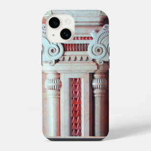 COQUE POUR iPhone 14 COLONNE EN MARBRE ÉLÉGANT, DÉCORATION D'INTÉRIEUR 