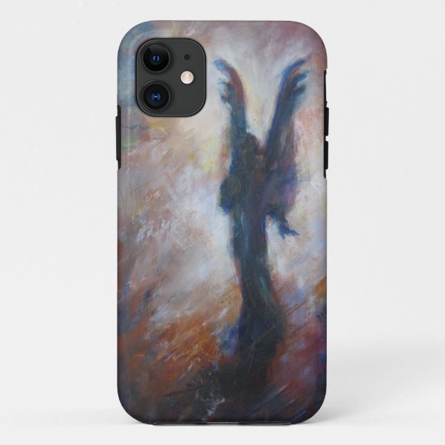 Coque iphone coloré d'ange de vent (Dos)