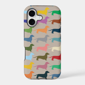 Coque iphone coloré de teckel