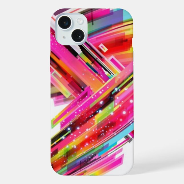 Coque iPhone Coloré moderne (Verso)