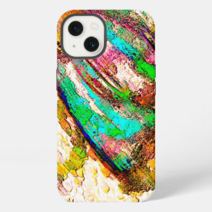 Etui iPhone 13 Coloré - Rustique et rugueux comme un crépi