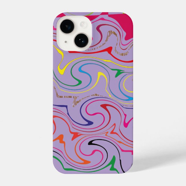 Coque iPhone Colorful Alphabet “M” Phone Case – Cute Personaliz (Verso)