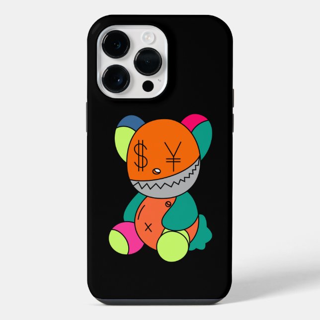 Coque iPhone Colorful bear (Verso)