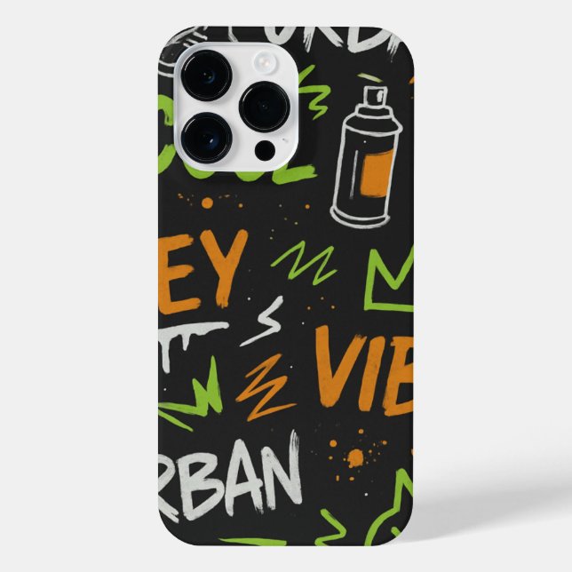 Coque iPhone "Colorful Graffiti Style Phone Case – Urban & Arti (Verso)