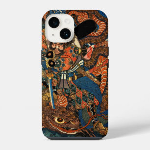 COQUE POUR iPhone 14 COMBAT DE SAMOURAÏ CONTRE UN MONSTRE