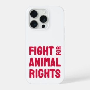 Coque iPhone 15 Pro Combat pour les droits des animaux