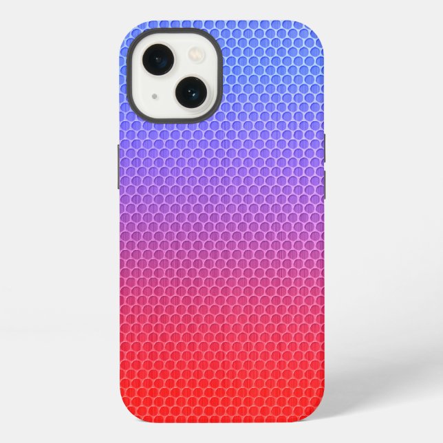 Coque iPhone Combe de miel dégradant (Verso)
