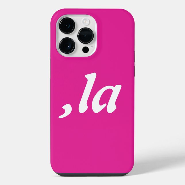 Coque iPhone Comma La Kamala Harris - conception de texte perso (Verso)