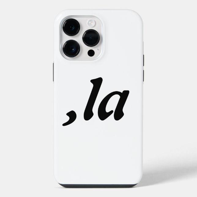 Coque iPhone Comma La Kamala Harris - conception de texte perso (Verso)