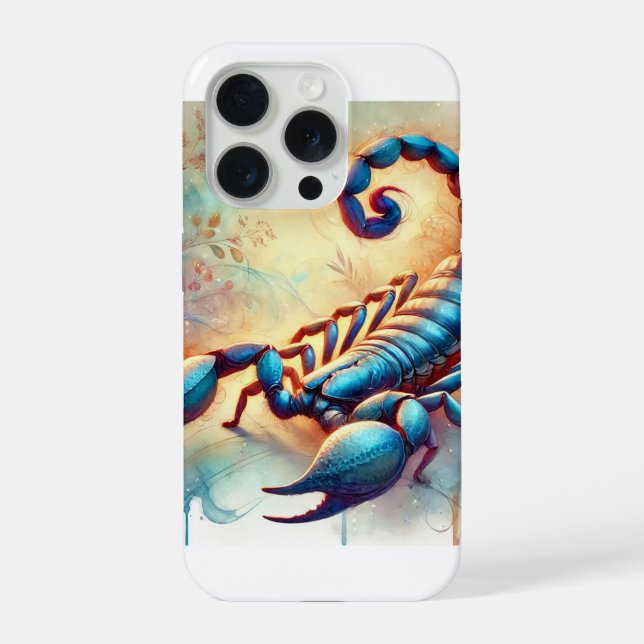 Coque iPhone Common scorpion 111024AREF120 - Watercolor (Verso)