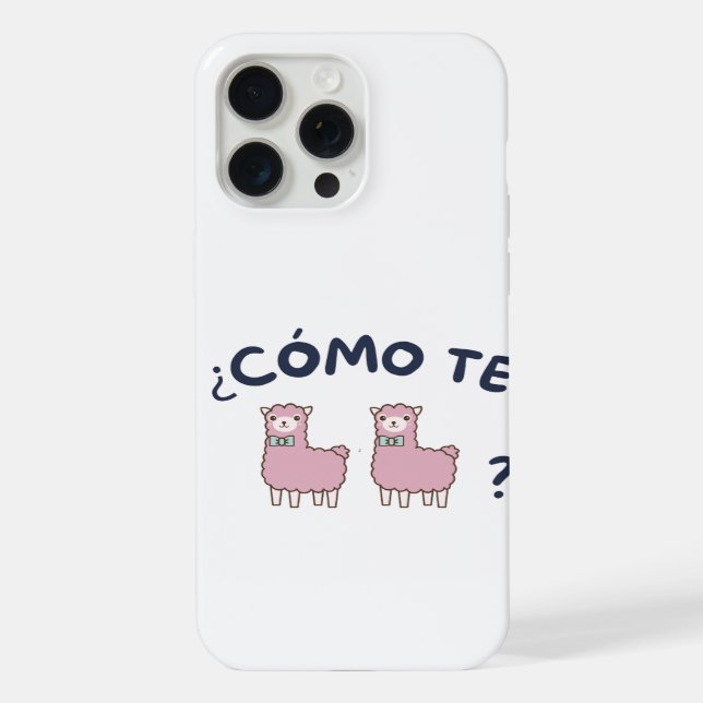 Coque iPhone Como the llamas (Verso)
