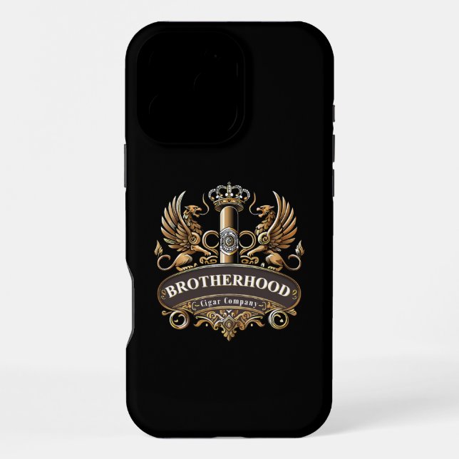 Coque iPhone Compagnie de cigares Brotherhood (Verso)