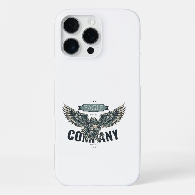 Coque iPhone Compagnie Retro Eagle Design Américain (Verso)