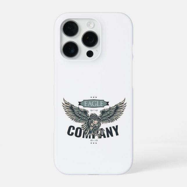 Coque iPhone Compagnie Retro Eagle Design Américain (Verso)
