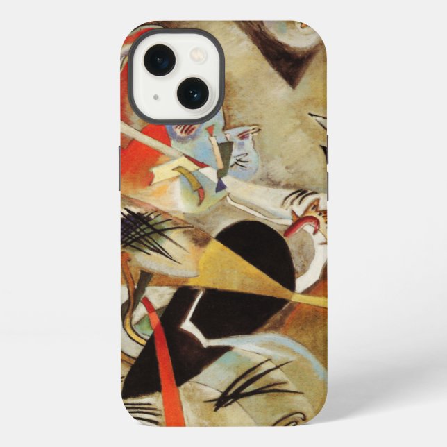 Coque iPhone Composition abstraite de Kandinsky (Verso)