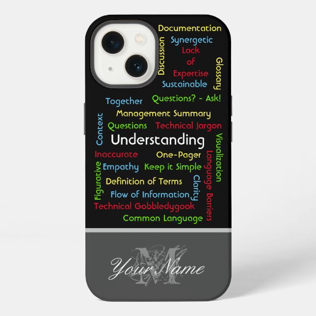 Coque iPhone Compréhension facile pour les chefs de projet ! (Verso)