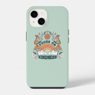 Coque Pour iPhone 14 Concentrez-vous sur la gentillesse graphique groov