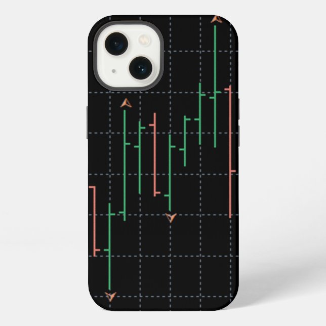 Coque iPhone Concept du marché boursier (Verso)